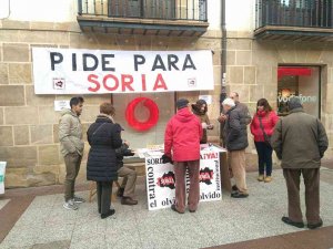 La Plataforma Soria Ya recoge 408 peticiones ciudadanas