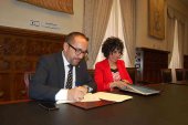 Convenio de la Diputación con el CIFP Pico Frentes para fomentar las energías renovables