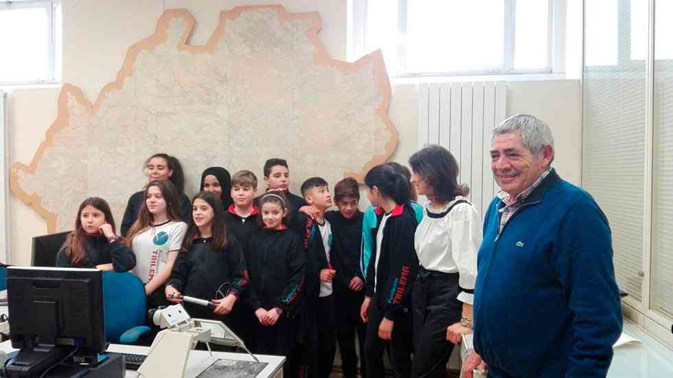 El colegio Trilema conoce el trabajo del Instituto Geográfico Nacional en Soria