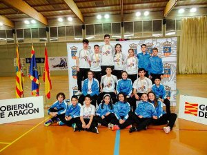 Doce medallas del Club Bádminton Soria en Aragón