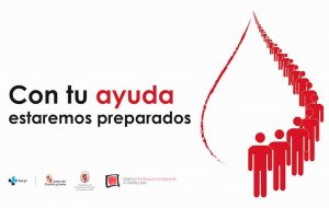 "Siempre preparados", campaña para fomentar la donación de sangre en marzo