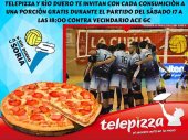 Pizza para incentivar la asistencia a encuentro Río Duero-ACE Gran Ganaria