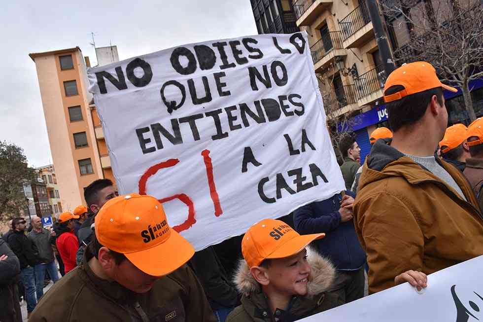 Los cazadores alzan la voz para defender la actividad cinegética Los cazadores alzan la voz para defender la actividad cinegética