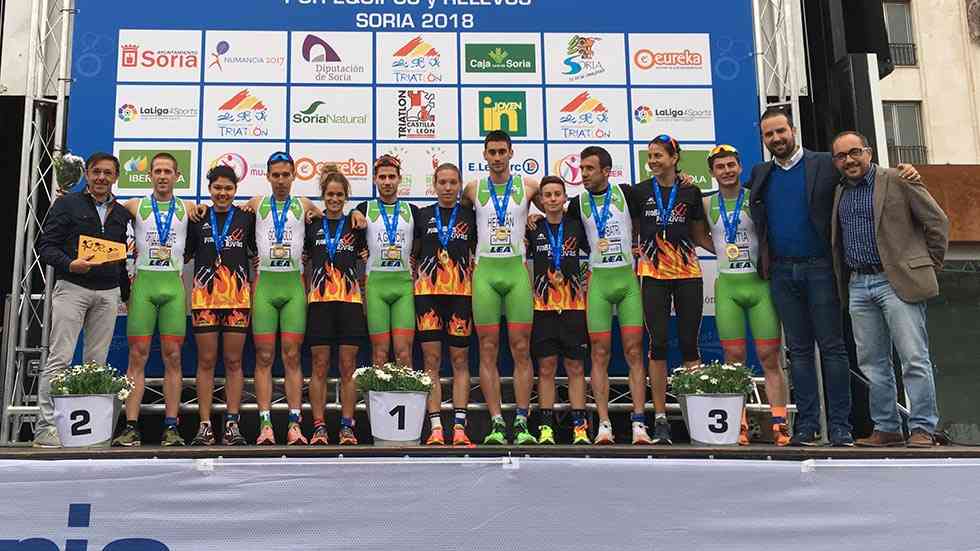 Diablillos Rivas y Araba Tri, campeones de España de Duatlón Contrarreloj Equipos Diablillos Rivas y Araba Tri, campeones de España de Duatlón Contrarreloj Equipos