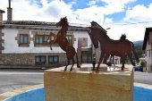 El Centro Militar de Cría Caballar despliega una parada de sementales El Centro Militar de Cría Caballar despliega una parada de sementales
