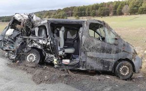 Fallece uno de los heridos en el accidente de Abejar