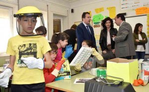 Taller sobre prevención de riesgos laborales en el CEIP Numancia