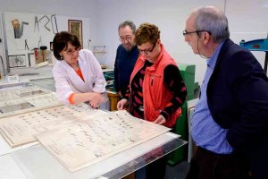 La Junta restaura un conjunto de láminas murales litográficas del Instituto Machado 