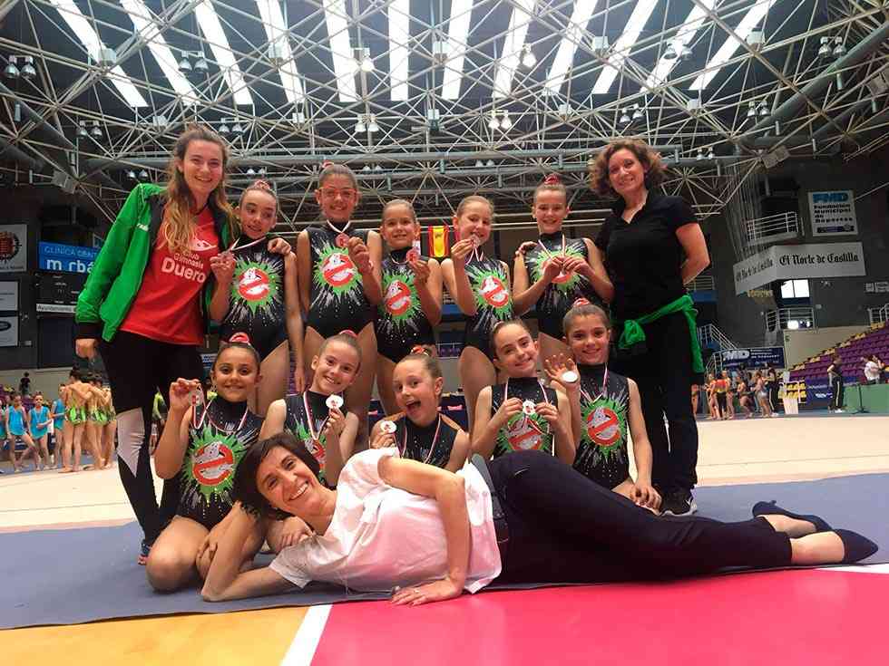 El club Gimnasia Duero sube cinco veces al podium en autonómico