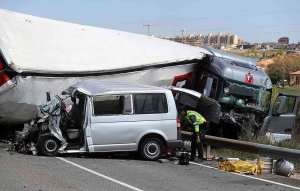 Una familia rota por el accidente de la circunvalación de Soria