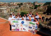 Numancia-Roma a pedaladas: reto cumplido 