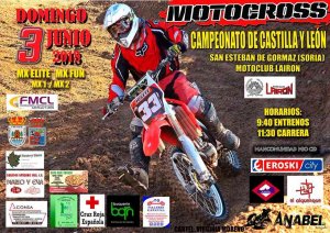 El espectáculo del regional de motocross, en San Esteban de Gormaz