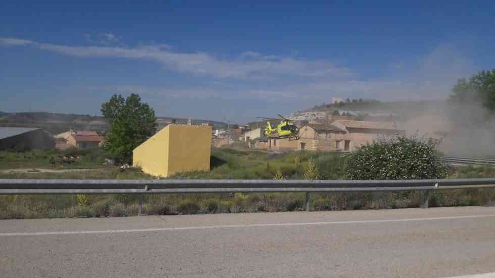 Atropellado un trabajador de las obras de la autovía del Duero Atropellado un trabajador de las obras de la autovía del Duero