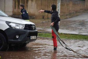 Balsas de agua e inundaciones de garajes con la nueva tormenta