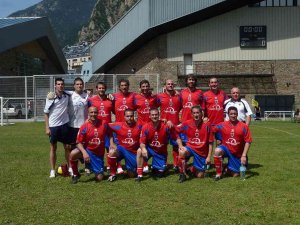 Los veteranos del Numancia participan en la Andorra Senior Cup 2018