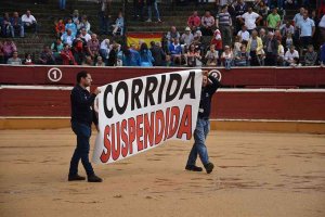 El temporal suspende la primera corrida de los Victorino en Soria