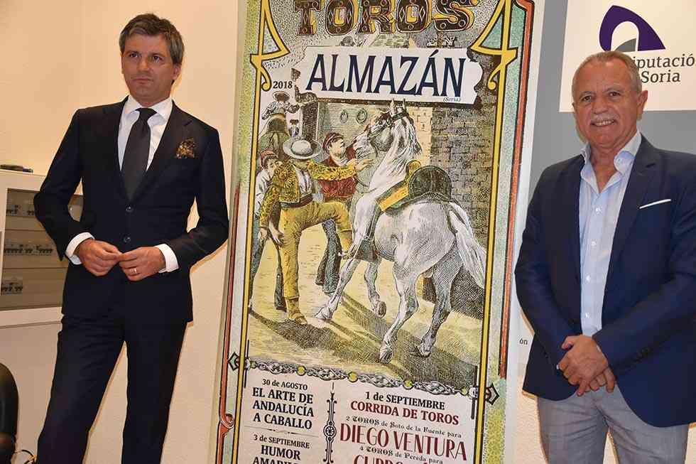 Diego Ventura, Curro Díaz y David de Miranda, en Almazán