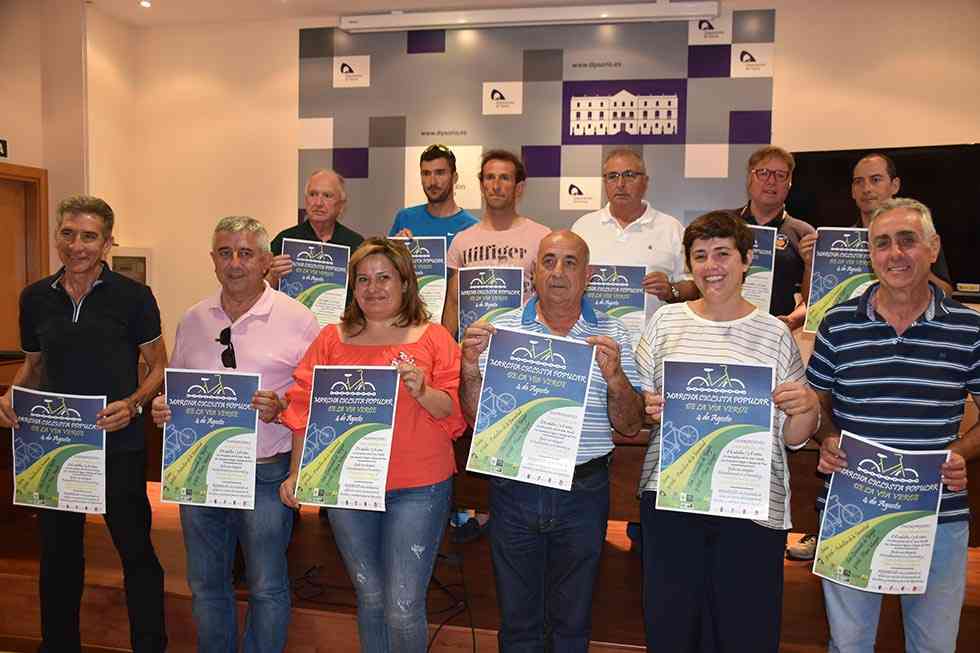 Una marcha ciclista para promocionar la Vía Verde Soria-San Leonardo Una marcha ciclista para promocionar la Vía Verde Soria-San Leonardo