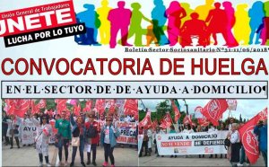 CCOO y UGT convocan huelga en el sector de ayuda a domicilio