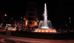 Las luces de la fuente del Espolón irán acordes con luz solar