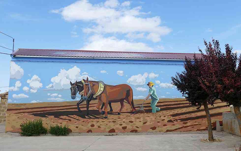 Tejado rinde tributo a la agricultura de antaño Tejado rinde tributo a la agricultura de antaño