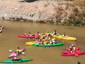 Cuarenta palistas en el descenso popular del Duero