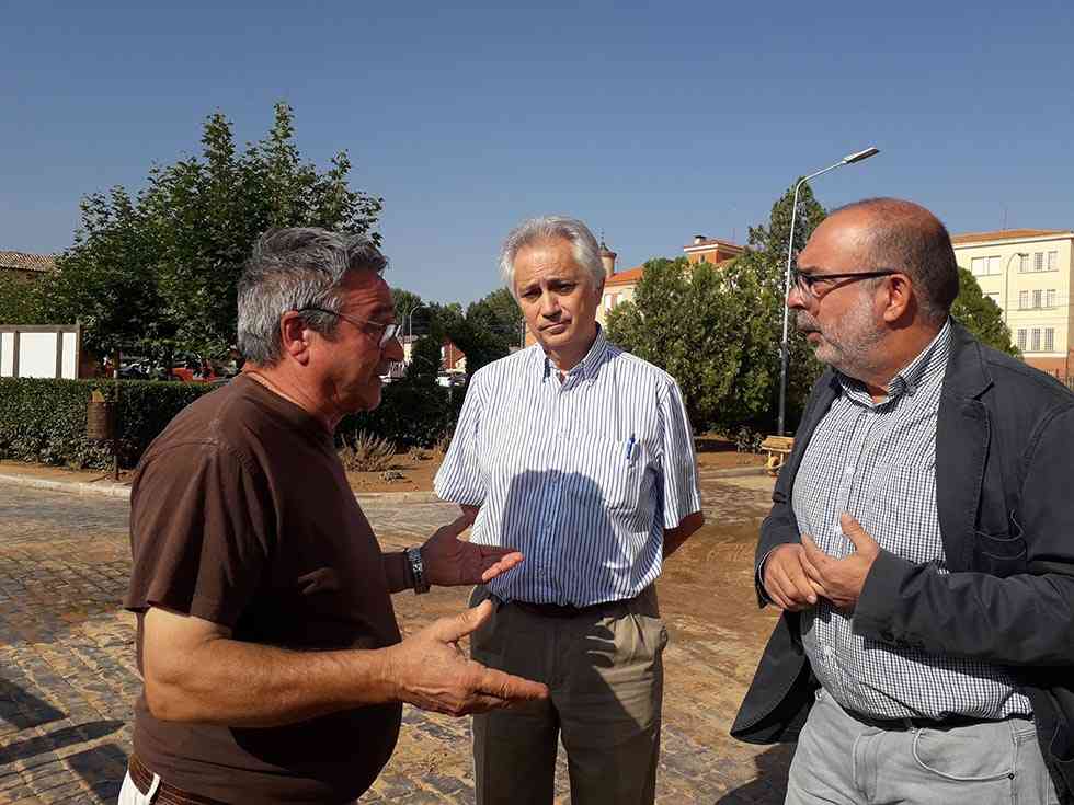 La CHE explica las causas de las inundaciones en Santa María de Huerta La CHE explica las causas de las inundaciones en Santa María de Huerta