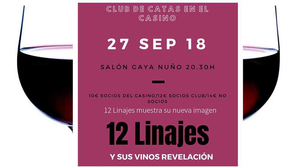 "Los 12 Linajes", en la nueva cita del Club de Catas del Casino "Los 12 Linajes", en la nueva cita del Club de Catas del Casino
