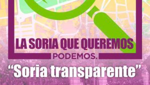 Podemos sondea sugerencias para una Soria transparente