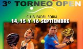 Dos jugadores de la élite mundial, en el III Torneo Open Club Padel Soria,