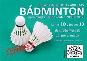 Jornada de puertas abiertas en el Club Bádmintón Soria