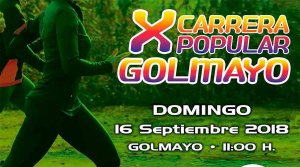 La X Carrera popular de Golmayo será el 16 de septiembre