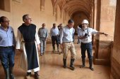 Herrera y Barcones visitan el monasterio cisterciense de Huerta