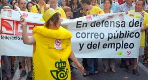 Los trabajadores de Correos se movilizan por su precariedad