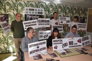 Soria se manifiesta "de luto" por la sanidad pública