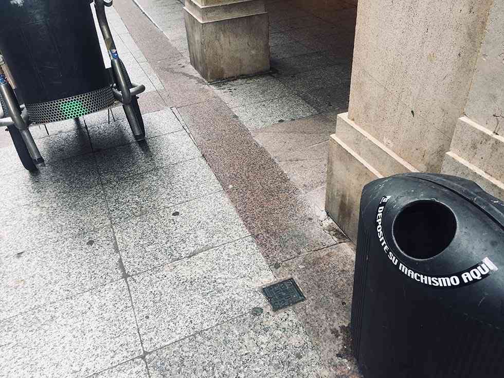 Papeleras para desterrar el machismo en Soria Papeleras para desterrar el machismo en Soria