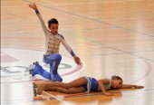 Exhibición de patinaje de los hermanos Héctor y Ángela Díez