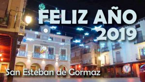 Felicitación de Año Nuevo en San Esteban de Gormaz