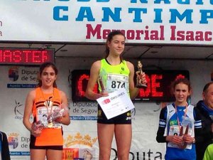 Isabel Calonge, tercera en el Cross de Cantimpalos