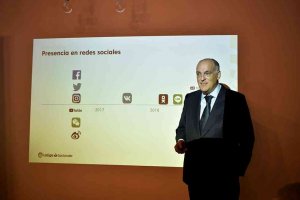 Tebas subraya el crecimiento de espectadores en el fútbol español