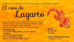 Presentación del libro infantil ilustrado "El roto del lagarto"