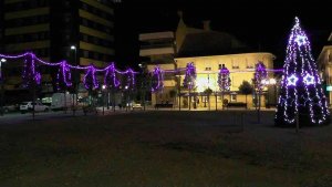 Ólvega estrena iluminación navideña y pide ayuda para accesibilidad