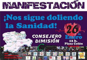 Manifiesto por una mejor sanidad pública en la Comunidad