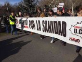 Manifestación masiva para reclamar mejorar en la sanidad pública