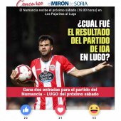 Gana dos entradas para ver el Numancia-Lugo