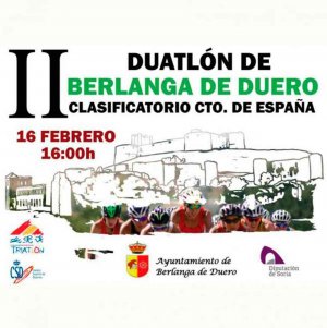 El II Duatlón de Berlanga de Duero será el 16 de febrero