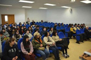 Visita de las alumnas de Japón al campus de Soria