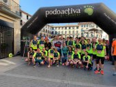 Atletas populares en la media maratón de Tudela