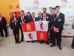 Nueve medallas de los estudiantes de FP en Spainskills 2019