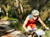 Alfonso Izquierdo, en la Copa de Europa de Triatlón en Melilla